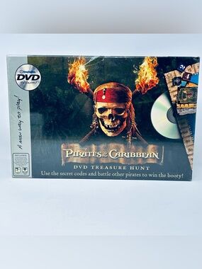 Pirates of the Caribbean Disney DVD Treasure Hunt Board Game Imagination Sealed